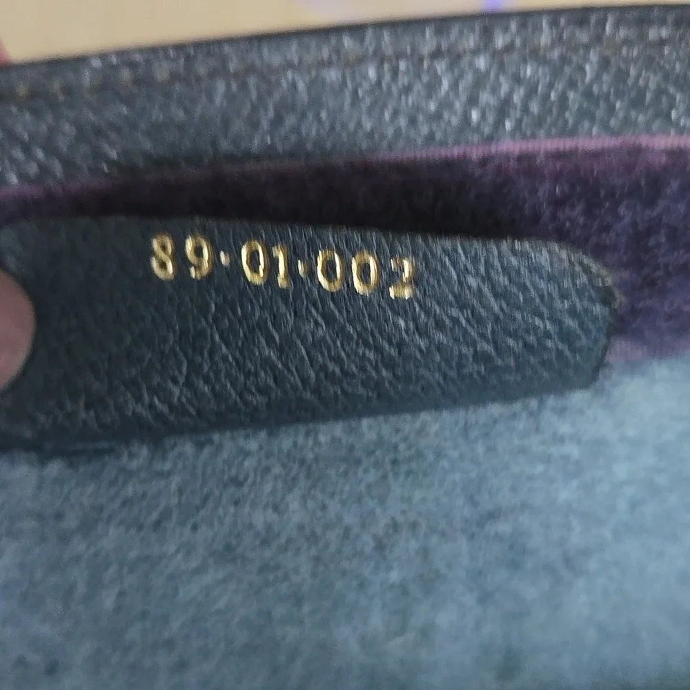 Gucci Blue Canvas Clutch EUC - Picture 7 of 11